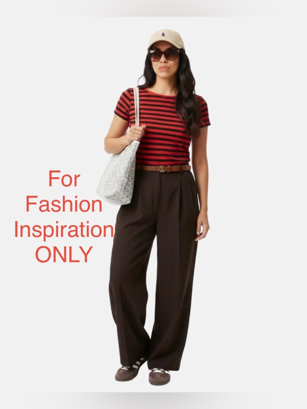 French Connection Striped Knit Top Women Small Red Black Slim Fit Chic Y2K